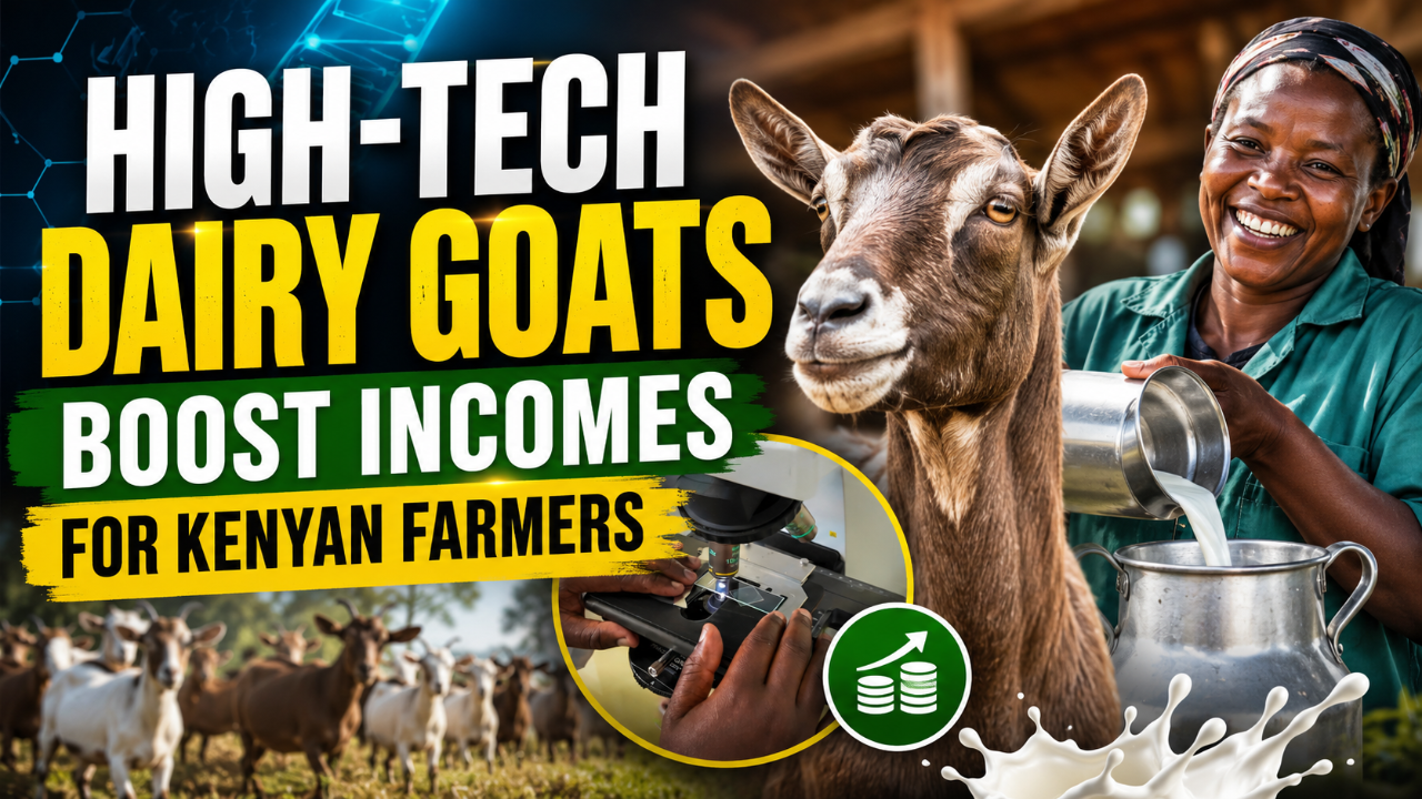 Kenyan dairy goat farmers thrive from AI breeding