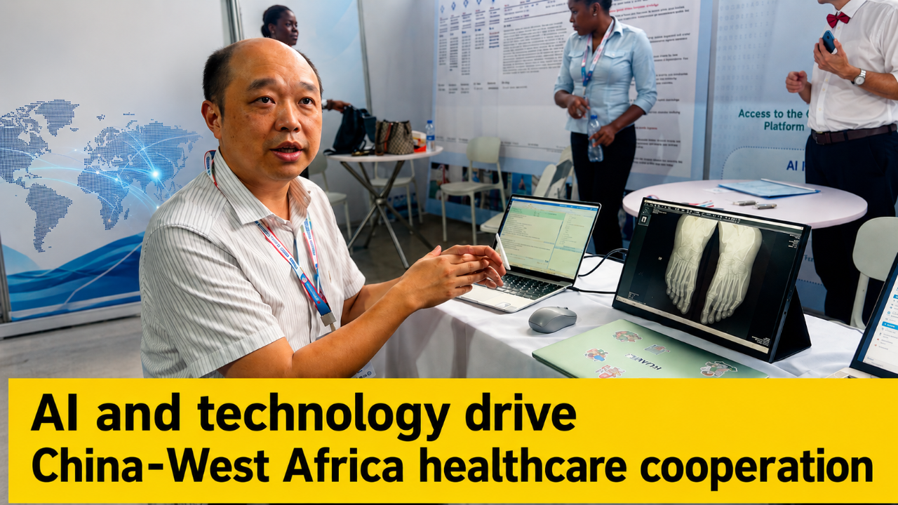 AI and technology drive China-West Africa healthcare cooperation